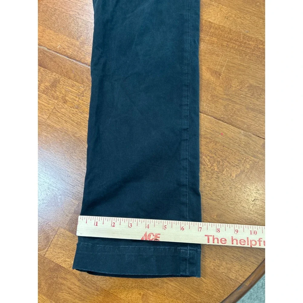 Polo Ralph Lauren Chino Pants Mens 29x30 Black Stretch Straight Fit